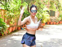 Photos: Malaika Arora spotted outside Diva Yoga in Bandra