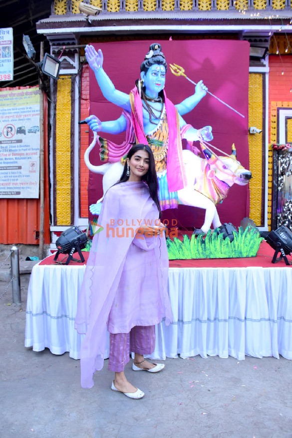 Photos: Pooja Hegde snapped during Mahashivratri celebrations Photos: Pooja Hegde snapped during Mahashivratri celebrations