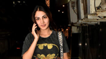 Photos: Rhea Chakraborty spotted at a salon in Bandra