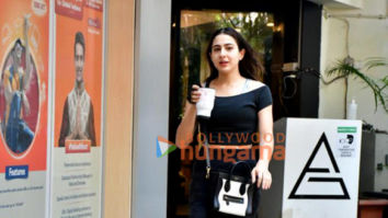 Photos: Sara Ali Khan snapped outside gym in Bandra