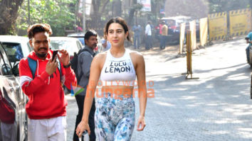 Photos: Sara Ali Khan spotted post her workout