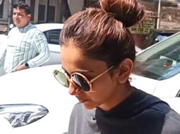 Rakul Preet Singh gets clicked in the city outside a salon