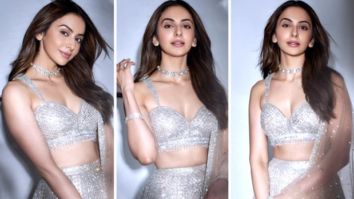 Rakul Preet Singh proves her choices are on point for the wedding season with a silver lehenga worth Rs. 1.74 lakhs