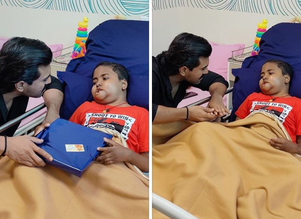 Ram Charan meets his nine-year-old fan ailing from cancer; see pics : Bollywood News