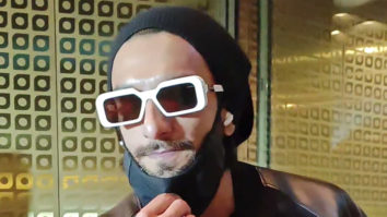 Ranveer Singh gets clicked at the airport as he poses with fans