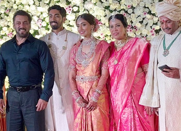 Salman Khan attends Pooja Hegde’s brother, Rishabh’s wedding; see viral picture and video : Bollywood News