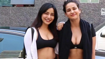 Sharma sisters, Neha and Aisha give fitness goals as they get clicked outside gym