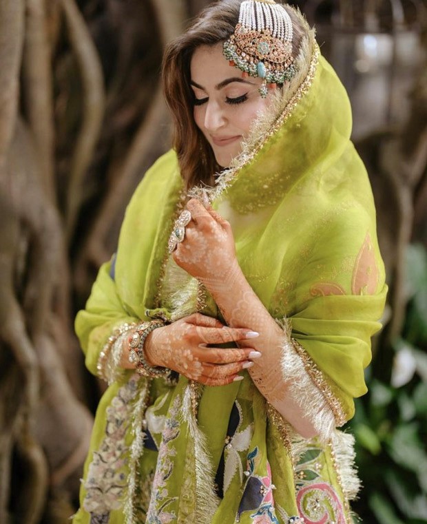 Shivaleeka Oberoi and Abhishek Pathak give us glimpses of their pre-wedding festivities filled with love, but it's her green couture lehenga that has us hooked 
