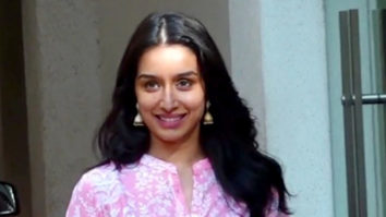 Shraddha Kapoor looks adorable in a pink kurti paired with jhumkas