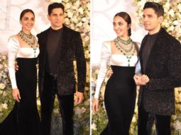 Sidharth Malhotra and Kiara Advani make excessively glamorous fashion statements in monochrome outfits at their wedding reception