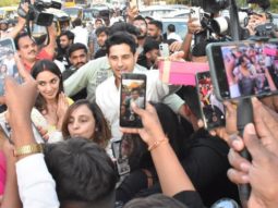 Sidharth and Kiara distribute sweets to paps as they reach Mumbai