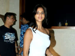 Suhana Khan looks angelic in a white dress as she poses for paps