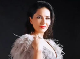 Sunny Leone shimmers in a gorgeous silver outfit