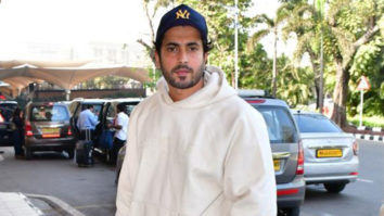 Sunny Singh Nijjar slays the casual airport look as he poses for paps in a white hoodie