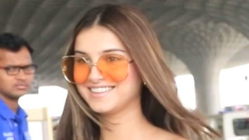Tara Sutaria gets clicked in a hurry as she arrives late at the airport