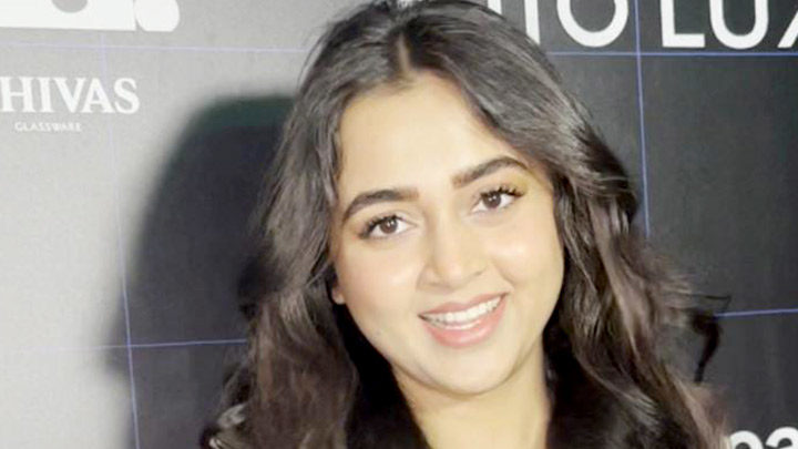 Tejasswi Prakash looks gorgeous in a two piece outfit