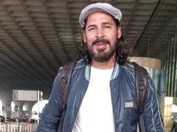 The charming Dino Morea gets papped at the airport as he departs for Dubai