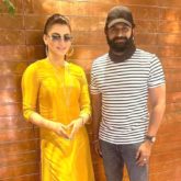 Urvashi Rautela confirms being part of Kantara 2; poses with Rishab Shetty to share news