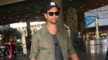 Vicky Kaushal gets clicked by paps at the airport