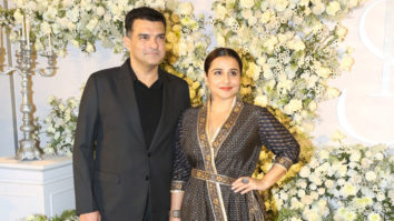Vidya Balan & Siddharth Roy Kapur twin in black at Sidharth-Kiara’s Reception