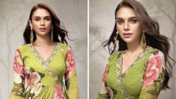 Aditi Rao Hydari puts her ethnic aesthetic on point for Ugadi Pachadi in a flowery Angrakha kurta and palazzo