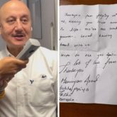 Anupam Kher honoured by IndiGo flight crew; says, “I am deeply touched by your kind gesture”