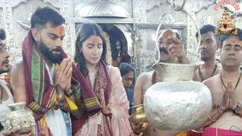 Virat Kohli and Anushka Sharma visit Mahakaleshwar temple in Ujjain, sit among common devotees; watch video