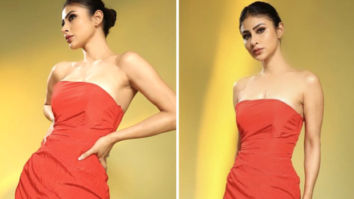 BH Style Icons 2023: Mouni Roy in a bright orange strapless dress shows us how orange is the new black