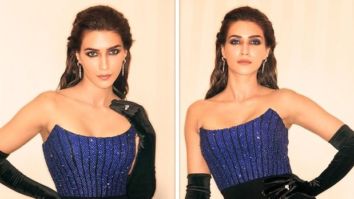 BH Style Icons 2023: Kriti Sanon glistens in straight off the runway Namrata Joshipura’s blue and black strapless mermaid-cut gown paired with opera hand gloves