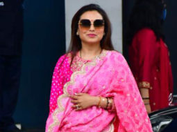 Birthday girl Rani Mukerji gets clicked as she donnes a pink salwar