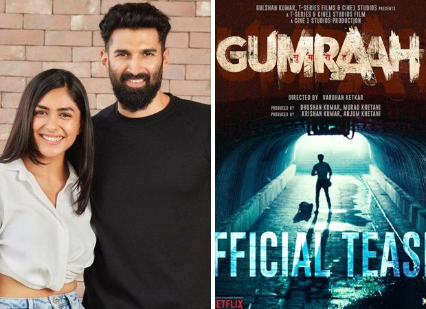Gumraah teaser unveiled;  Aditya Roy Kapur unveils his gray side as Mrunal Thakur is on a hunt for a murderer