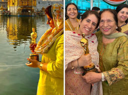 Guneet Monga visits The Golden Temple after Oscar win with chef Vikas Khanna and his mother
