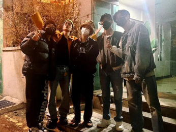 BTS members RM, SUGA, J-Hope and Jungkook reunite with Jin during his military vacation; Jimin and V miss photo session, see pic BTS members RM, SUGA, J-Hope and Jungkook reunite with Jin during his military vacation; Jimin and V miss photo session, see pic