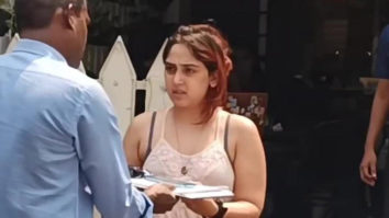 Ira Khan gets clicked at a restaurant in the city