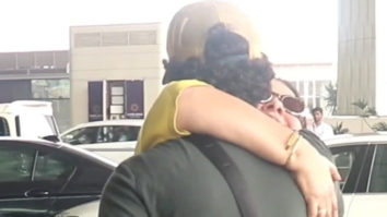 Ishaan Khatter with his mom Neelima Azim at the airport