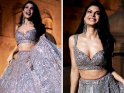 Jacqueline Fernandez is a sight of ethnic bliss in a stunning silver lehenga for her latest song
