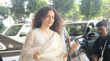 Kangana Ranaut’s fun banter with paps at the airport