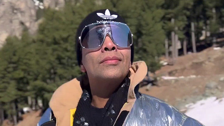 Karan Johar living his Bollywood dream snowy sequence