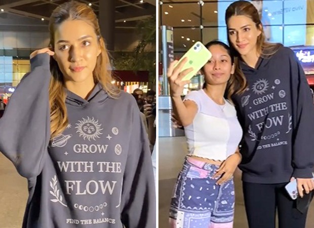 Kriti Sanon is winning hearts with her kindness; obliges fan with selfies at airport; watch