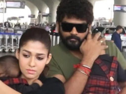 Nayanthara gets clicked with her husband and adorable twins