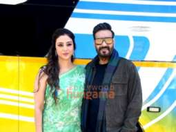 Photos: Ajay Devgn and Tabu snapped promoting Bholaa on the sets of The Kapil Sharma Show