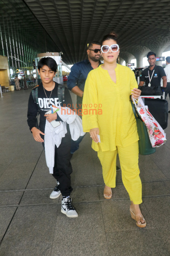 photos allu arjun arbaaz khan and tanishaa mukerji snapped at the airport 1 3