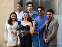 Photos: Aparshakti Khurana, Aditi Rao Hydari, Prosenjit Chatterjee, Wamiqa Gabbi, Sidhant Gupta and Vikramaditya Motwane snapped promoting their show Jubilee