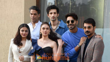 Photos: Aparshakti Khurana, Aditi Rao Hydari, Prosenjit Chatterjee, Wamiqa Gabbi, Sidhant Gupta and Vikramaditya Motwane snapped promoting their show Jubilee