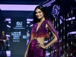 Photos: Athiya Shetty walks the ramp for designer Namrata Joshipura at Lakme Fashion Week 2023 – Day 3