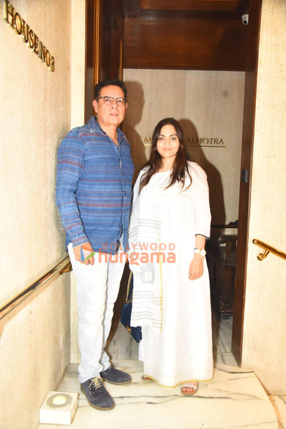 photos atul agnihotri alvira agnihotri and others snapped at manish malhotras house in bandra 1 3