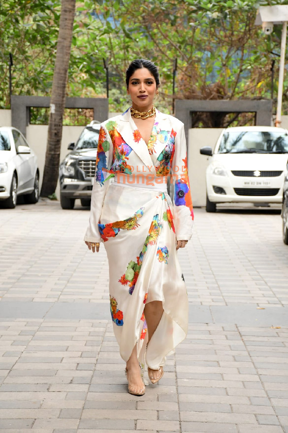 photos bhumi pednekar rajkummar rao and anubhav sinha snapped promoting bheed 3