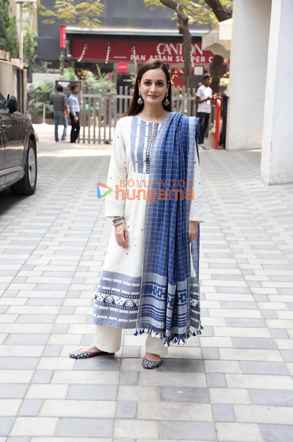photos dia mirza snapped at t series office 3