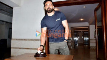 Photos: Emraan Hashmi celebrates birthday with media and fans in Bandra