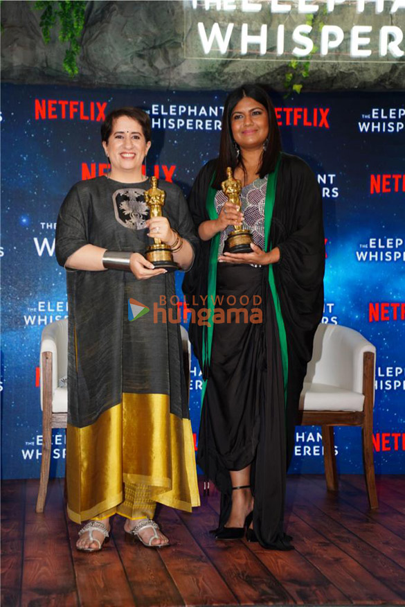 photos guneet monga kartiki gonsalves and others attend first press meet for the oscar winning film the elephant whisperers 3